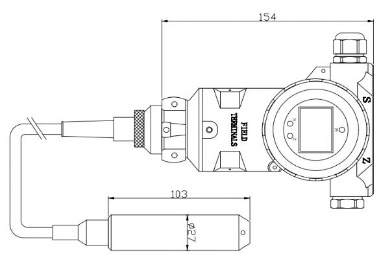 BHZ93420-III Серия датчик уровня жидкости 316L передатчик давления Hart соглашение 2