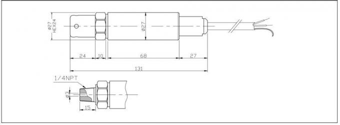 BH93420-I Пробивной датчик давления 0,5-4,5VDC для резервуара воды 0