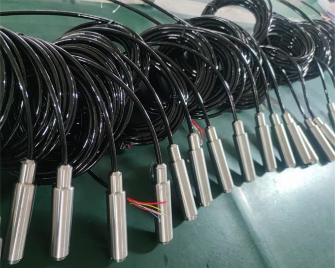 0.2-2.2VDC IP68 Силиконовый жидкостной уровневой передатчик с датчиком EX Proof 7